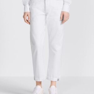 Dior Women's Crisp White Ankle Jeans